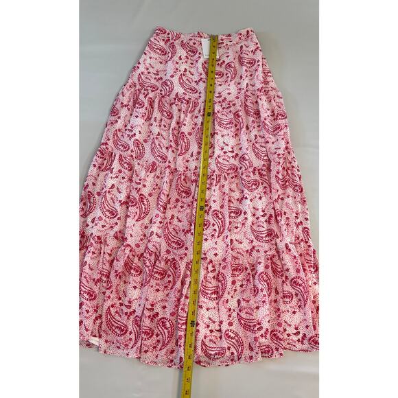 NWT Sugarlips Paisley Floral Maxi Skirt Womens Medium Boho Chic Fairy Festival - Picture 4 of 16